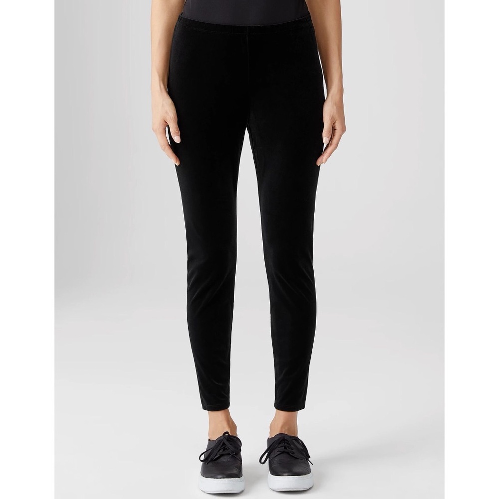 Eileen Fisher Stretch Velvet Knit Leggings